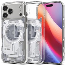 Etui Spigen Ultra Hybrid Mag MagSafe do iPhone 17 Pro Max zero one biały