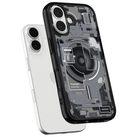 Etui Spigen Ultra Hybrid Mag MagSafe do iPhone 17 zero one czarny