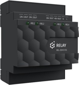 Moduł wyjść przekaźnikowych (4 wyj.) Grenton / montaż na szynie DIN / TF-Bus