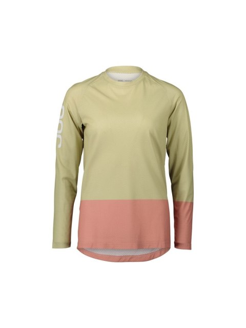 Bluza rowerowa damska POC MTB Pure LS Jersey - green/salt