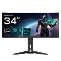 MONITOR GIGABYTE OLED 34" MO34WQC2 86,4 cm 3440x1440px Wide Quad HD OLED Czarny
