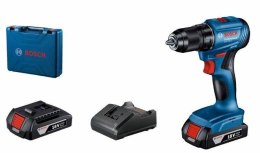 Wkrętarka Bosch GSR 185-LI Solo z walizką, moment obrotowy 50/21Nm