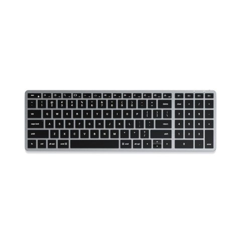 Satechi Slim X2 Bluetooth Backlit Keyboard - bezprzewodowa klawiatura z układem numerycznym (space gray) US