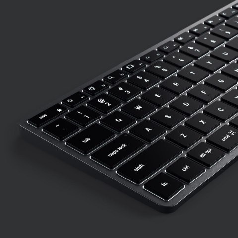Satechi Slim X2 Bluetooth Backlit Keyboard - bezprzewodowa klawiatura z układem numerycznym (space gray) US