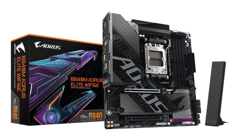 Płyta główna GIGABYTE B840M AORUS ELITE WIFI6E AMD B840 AM5 micro ATX (537899)