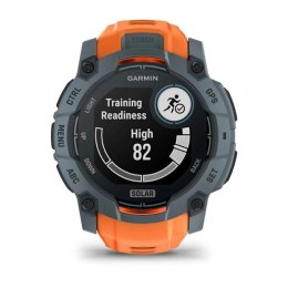 Zegarek sportowy Garmin Instinct 3 Solar Twilight Solstice 50mm Pomarańczowy
