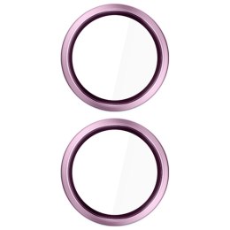 Ochrona na obiektyw aparatu 3MK HARDY Lens Protection Pro do Apple iPhone 17 fioletowy