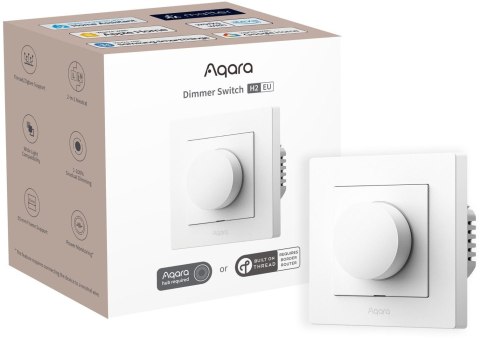 Aqara Dimmer Switch H2 EU Biały Ściemniacz światła z pokrętłem KD-R01D