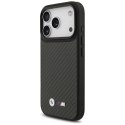 Etui BMW M Kevlar Matt MagSafe do iPhone 17 Pro czarny