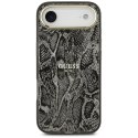 Etui Guess Python Pattern MagSafe do iPhone Air czarny