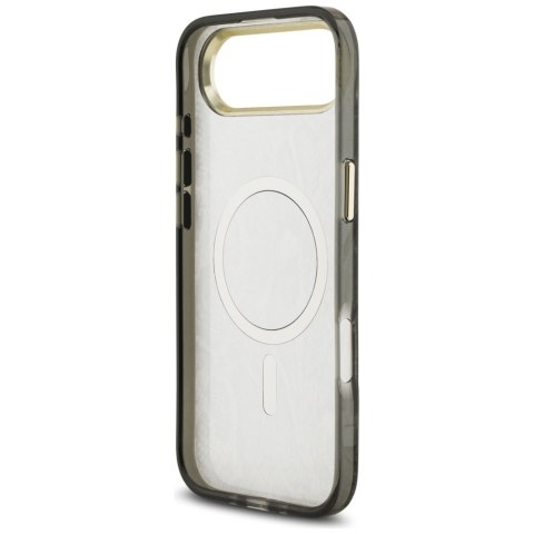 Etui Guess Python Pattern MagSafe do iPhone Air czarny