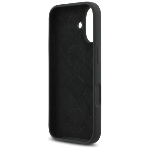 Etui Guess Silicone Big 4G Script do iPhone 17 czarny