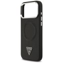 Etui Guess Triangle Logo MagSafe do iPhone 17 Pro czarny
