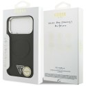 Etui Guess Triangle Logo MagSafe do iPhone 17 Pro czarny