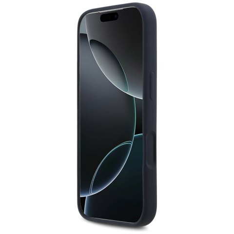 Etui Red Bull Silicone Oversize Vertical Logo MagSafe do iPhone 17 Pro granatowy