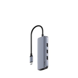CUDY UH606 6-In-1 USB-C Hub with Gigabit