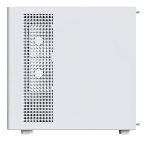 Drewniana obudowa PC Montech XR, Midi-Tower, ATX, ARGB, Szkło hartowane - biała