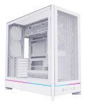 Obudowa PC Montech HS01, Midi-Tower, ATX, aRGB, Szkło Hartowane - biała