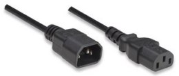 Kabel zasilający MANHATTAN C13 - C14 1.8m. 301152