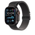 Bransoleta Apple Watch Milanese do Watch Ultra 49mm Titan Schwarz (S)