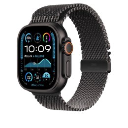 Bransoleta Apple Watch Milanese do Watch Ultra 49mm Titan Schwarz (S)