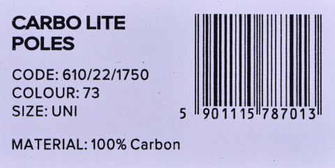 Kije Viking Carbo Lite Trekking czarno/limonkowe