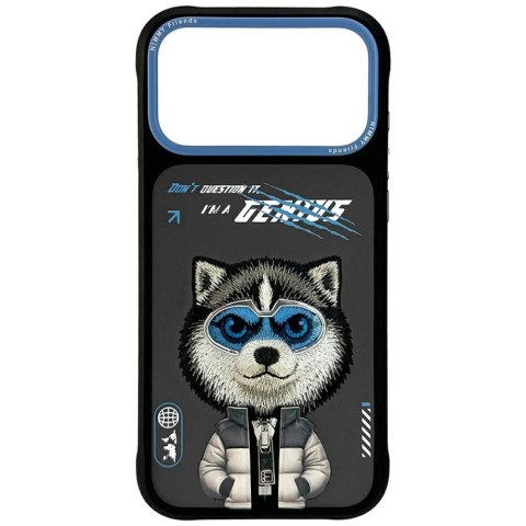 Etui Nimmy Cool&Cute 2.0 Wolf do iPhone 17 Pro czarny