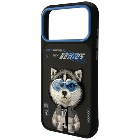 Etui Nimmy Cool&Cute 2.0 Wolf do iPhone 17 Pro czarny