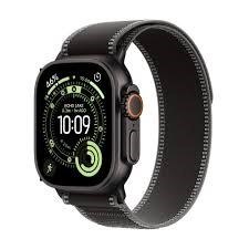 Apple Watch Ultra 3 GPS + Cellular 49mm Black Titanium Case with Black/Charcoal Trail Loop - M/L
