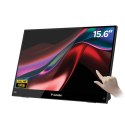 Verbatim monitor przenośny, Touch Monitor LIGHT, 15.6", Full HD (1920x1080), 60Hz, czarny