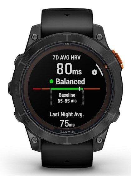 Zegarek sportowy Garmin Fenix 7 Pro Solar Edition 47mm Slate Grey/Black Band