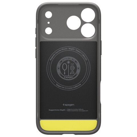 Etui Spigen Rugged Armor Mag MagSafe do iPhone 17 Pro szary