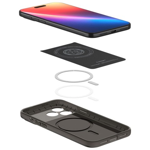 Etui Spigen Thin Fit MAG MagSafe do iPhone 17 Pro Max gunmetal