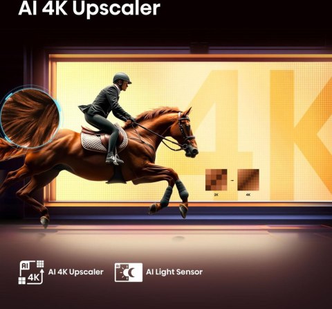 Telewizor Hisense 65A6Q LED 65'' 4K Ultra HD VIDAA Dolby Digital DVB-T2 Czarny