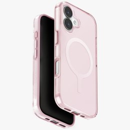 Etui UNIQ Clario do iPhone 17 Magclick Charging różowy