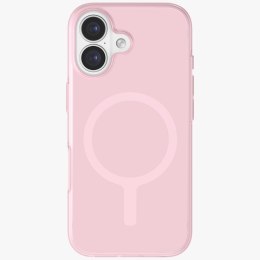 Etui UNIQ Clario do iPhone 17 Magclick Charging różowy