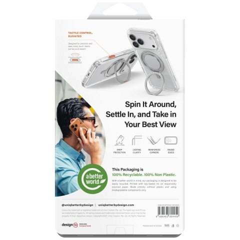 Etui UNIQ Swivix do iPhone 17 Pro Max 360 Rotating Kickstand czarny