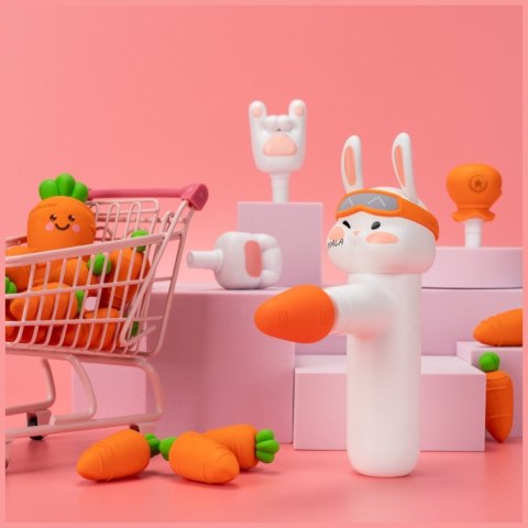 Mini pistolet do masażu 4smarts ACECOOL Rabbit biały