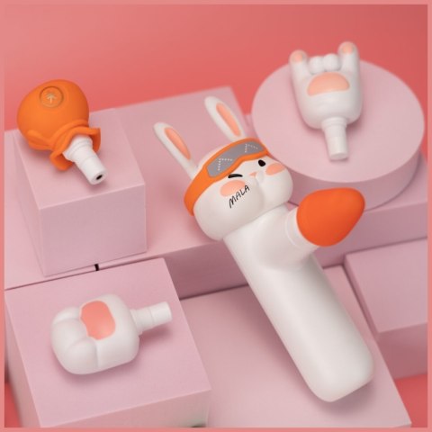 Mini pistolet do masażu 4smarts ACECOOL Rabbit biały