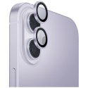 Szkło na obiektyw aparatu UNIQ Optix Aluminium Camera Lens Protector do iPhone 17 z aplikatorem lawendowy