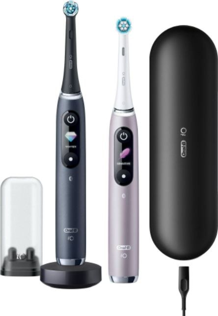 Szczoteczka magnetyczna ORAL-B Series 9 Duo 2 szt. Black Onyx/Rose Quartz (4210201411574)
