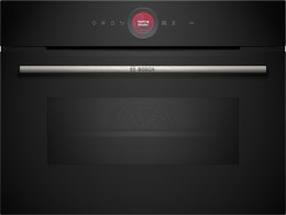 Piekarnik kompaktowy z funkcją mikrofali BOSCH CMG7241B1 czarny