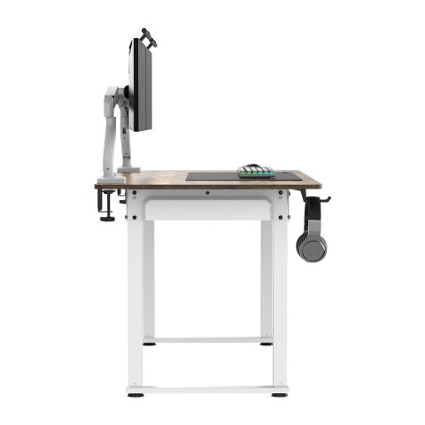 Biurko, elektycznie regulowany, 160x75 cm, 72-118 cm, UPLIFT, z podkładką pod mysz XXL, ULTRADESK