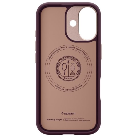 Etui Spigen Nano Pop Mag MagSafe do iPhone 17 burgundowy