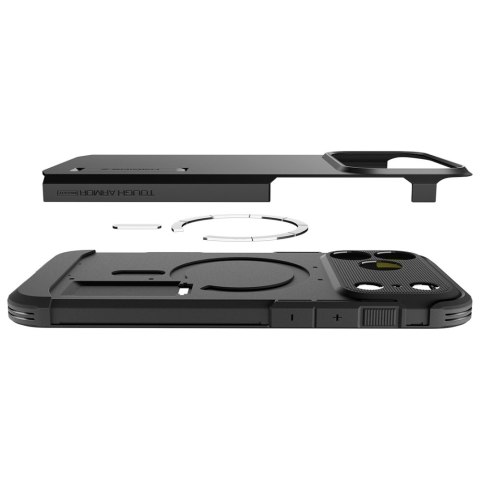 Etui Spigen Tough Armor "T" MAG MagSafe do iPhone 17 Pro gunmetal