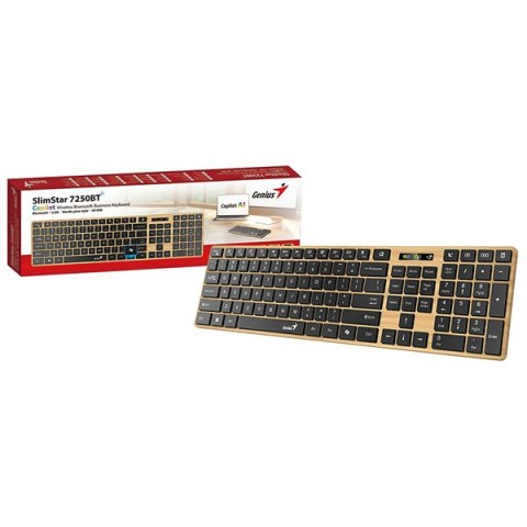 Genius Slimstar 7250BT Copilot klawiatura bezprzewodowa CZ/SK