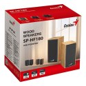 Genius głośniki SP-HF180, 6W, brązowe, drewniane