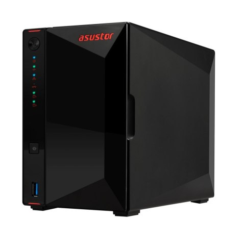 NAS Asustor AS5402T; Tower; 2x (3.5" SATA HDD/ 2.5" SSD); Intel Celeron N5105, 4GB DDR4 SODIMM (max. 16GB), 2x 2.5GbE, 4x M.2 22