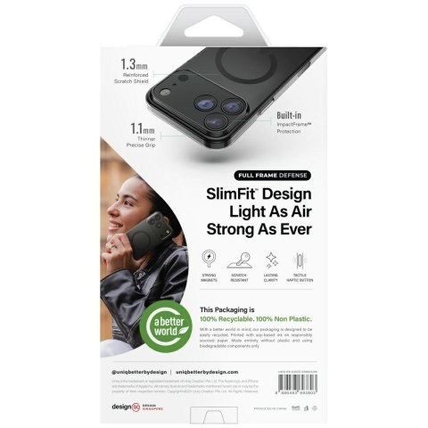 Etui UNIQ Airsuit do iPhone 17 Magclick Charging przeźroczysty