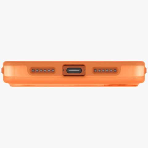 Etui UNIQ Clario do iPhone 17 Pro Magclick Charging pomarańczowy